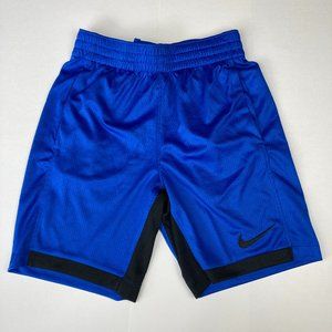 NIKE Dri-Fit Boys Shorts size S Blue Basketball